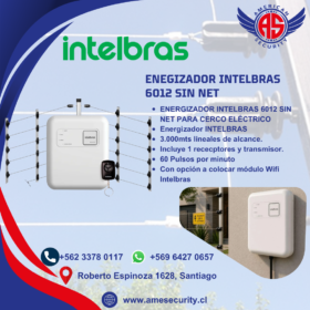 ENERGIZADOR INTELBRAS 6012 SIN NET PARA CERCO ELÉCTRICO