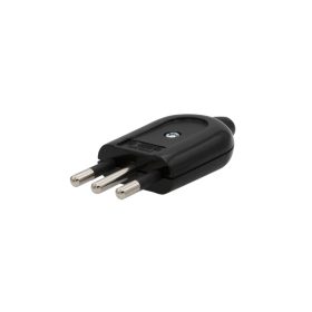 ENCHUFE MACHO 5033B NEGRO 10A 250V