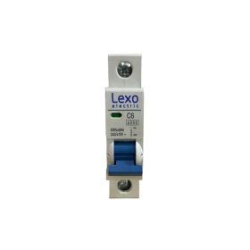 INTERRUPTOR AUTOMÁTICO UNIPOLAR 10 A. 6 KA LEXO