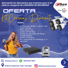 KIT CÁMARAS DIAMANTE