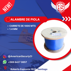 ALAMBRE DE PIOLA 1000 MTS 1.4MM