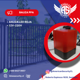 BALIZA LED ROJA PPA