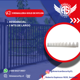 CREMALLERA GOLD DE NYLON PPA