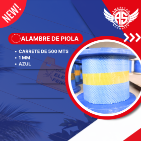 ALAMBRE DE PIOLA 500 MTS 1 MM
