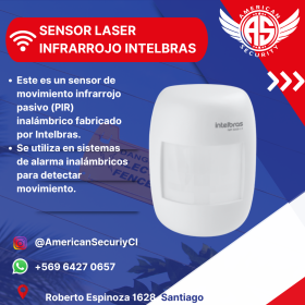 SENSOR LASER INFRARROJO INTELBRAS