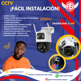 CÁMARA CRUISER DUAL 2 6MP IMOU