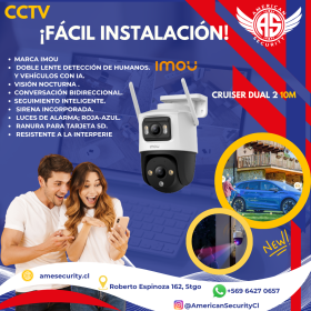 CÁMARA CRUISER DUAL 2-10MP IMOU
