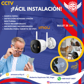 CÁMARA BULLET 2E 3MP IMOU