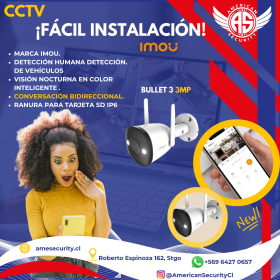 CÁMARA BULLET 3E (3M) IMOU