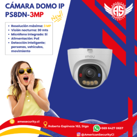 CÁMARA DOMO IP PS8DN-3MP