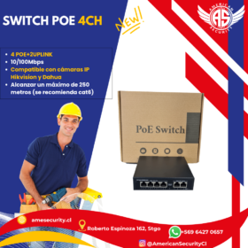 SWITCH POE 4CH