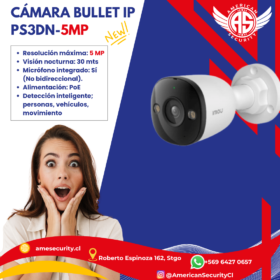 CÁMARA BULLET IP PS3DN-5MP