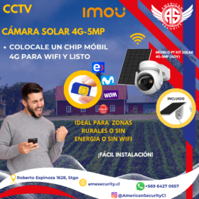 CÁMARA PT KIT SOLAR 4G-5MP (AOV)