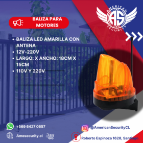 BALIZA CON ANTENA PARA PORTON CORREDERA