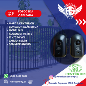 FOTOCELDA CENTURION CABLEADA