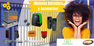 Motores Corredera Banner Alarmas Intelbras